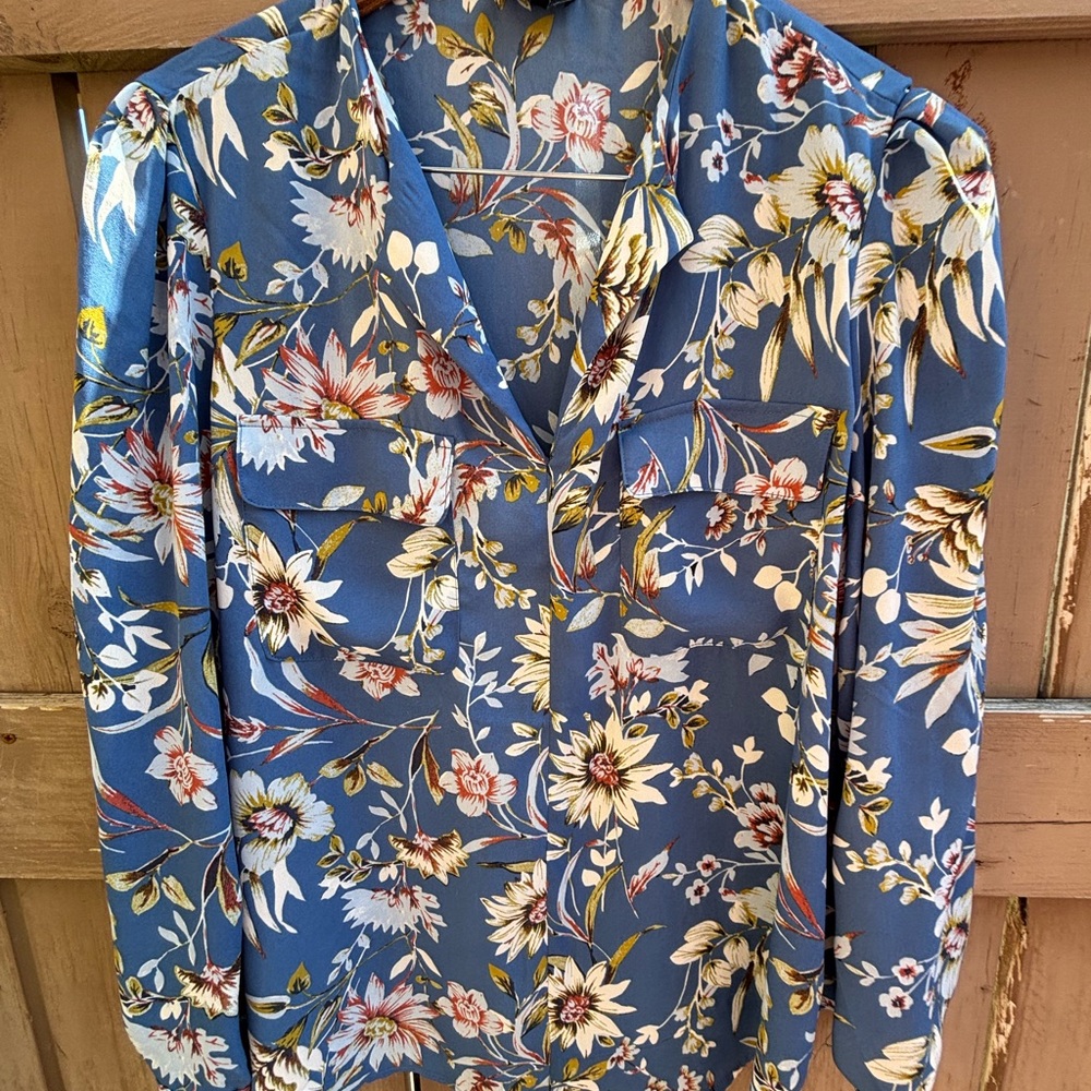 Jones New York Lightweight Floral pullover top Sz XL - EUC
